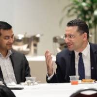 dean of computing chatting